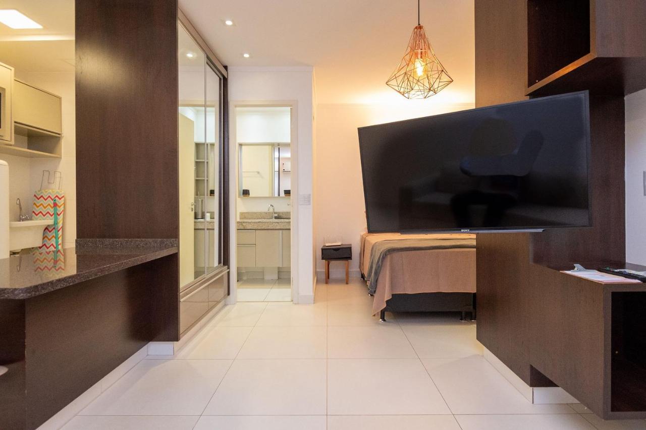 Apartament Flat No Ed Walk Bueno - Setor Bueno - Ao Lado Do Goiania Shopping - Wb2405- Andar Alto Zewnętrze zdjęcie