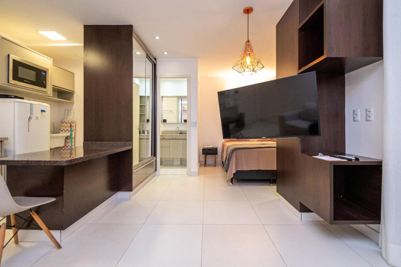 Apartament Flat No Ed Walk Bueno - Setor Bueno - Ao Lado Do Goiania Shopping - Wb2405- Andar Alto Zewnętrze zdjęcie
