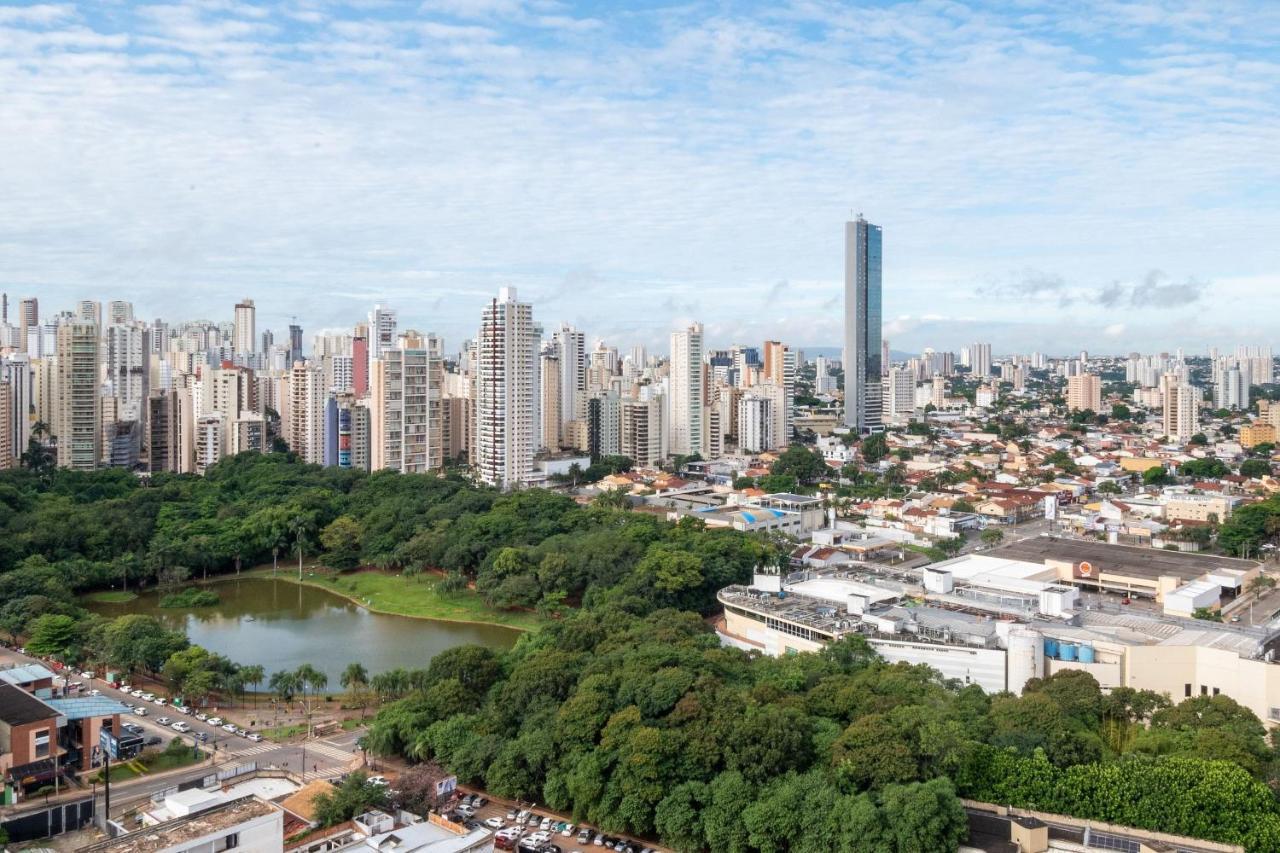 Apartament Flat No Ed Walk Bueno - Setor Bueno - Ao Lado Do Goiania Shopping - Wb2405- Andar Alto Zewnętrze zdjęcie